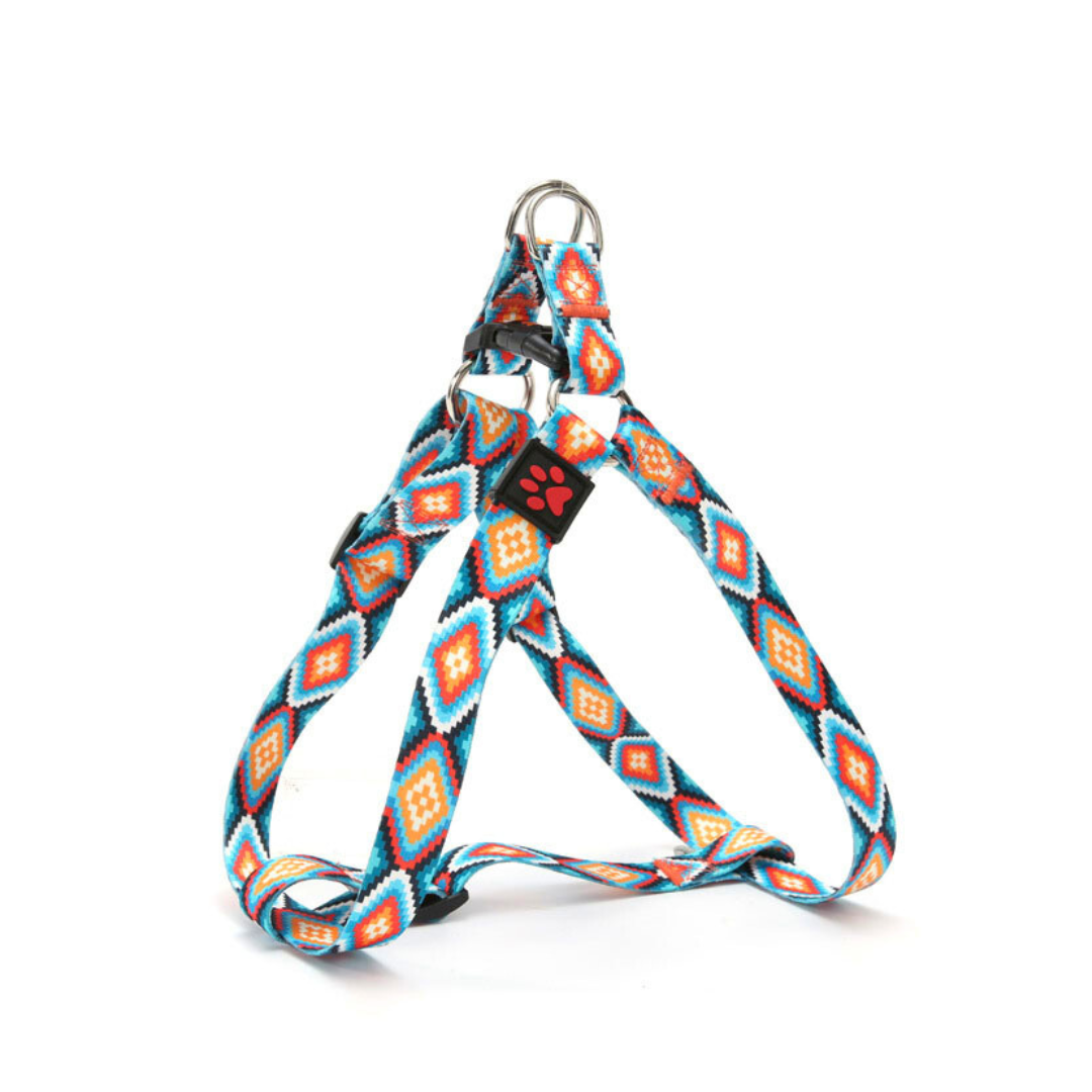 Step In Dog Harness Aztec Print Mini Mabel